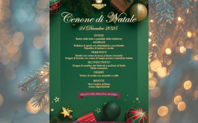 Cenone di Natale 24 Dicembre 2025 al Federico II Palace Hotel: una serata magica tra gusto e tradizione